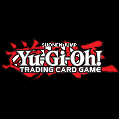 Yu-Gi-Oh Trading Card Game logotyp på svart bakgrund