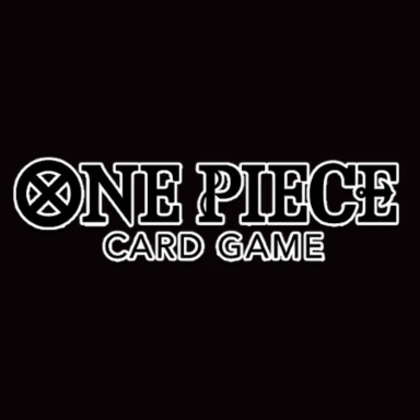 One Piece Card Game-logotyp på svart bakgrund